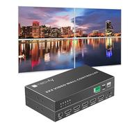 Techly 368321 Controller per Video Wall 2x2 HDMI 4 Canali Nero