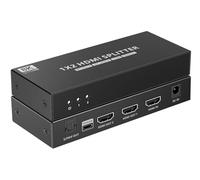 Techly Splitter HDMI 8K UHD 3D 60Hz 2 vie CEC SPDIF Ottico