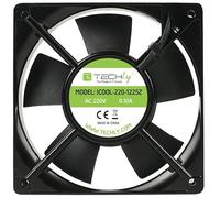 Techly 368604 Ventola per PC 120x120x25 220V Nero