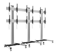 Techly Supporto a Pavimento per 6 TV LCD/LED 22-55'' per Video Wall