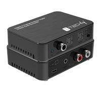 Techly Convertitore audio 369120 Digitale/Analogico SPDIF Toslink Stereo 3,5" Nero