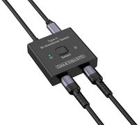 Techly 369465 Switch Bidirezionale 8K USB-C™ 2 Vie Nero