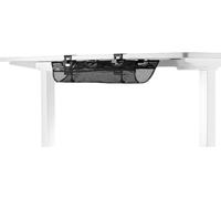 Techly Organizer in rete per gestione cavi 369496 - Supporto multiprese da tavolo Nero