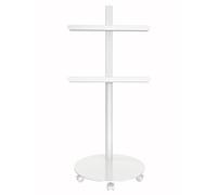 Techly Supporto a Pavimento Trolley TV LCD/LED/Plasma 32-70'' Bianco
