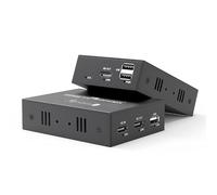 Techly Extender KVM HDMI 369588 su Ethernet 1080p@60Hz 150 m Nero