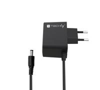Techly 369595 Alimentatore AC/DC 5V 1A Plug 5.5x2.1 mm Slim Nero Nero