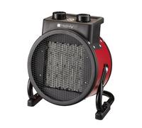 Techly Riscaldatore Ceramico Industriale 2400W con Regolazione Angolo di Soffiag