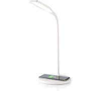 Techly Lampada a 36 LED da Scrivania con Caricatore Wireless Integrato per Smart