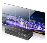 Techly 620409 Controller per Video Wall 3x3 HDMI 9 Canali Nero
