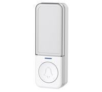 Techly Trasmettitore aggiuntivo IP56 Battery Free per campanello wireless fino a 180m Bianco