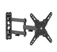 Techly Supporto a Muro Universale 3 Snodi per TV LED-LCD 13-43'' Nero