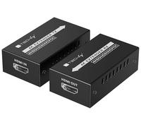 Techly 621130 Extender HDMI™ 4K@60Hz Fino a 60m con Tecnologia PoC Nero