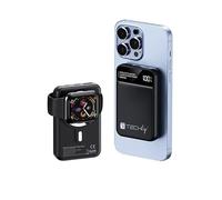 Powerbank - Power Bank Wireless Magnetico 3 In 1 Con Led 10.000 Mah 22,5w Nero