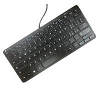 Techly 621697 Mini Tastiera USB 78 Tasti Layout Italiano Nero