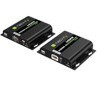 Techly Extender HDMI Over IP 621864 4K@30Hz su cavo Cat.6 fino a 120m Nero