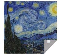 Techly 622656 Panno Protettivo Multifunzionale Lavabile Antispruzzo per Oggetti Fragili Starry Night XL Blu