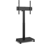 Techly 623295 Supporto da Pavimento per TV da 42" a 75" con Regolazione Orizzontale o Verticale Nero Nero