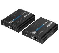 Techly 623356 KVM HDMI 4K@60Hz Extender Cavo Cat.5/6 Nero Nero