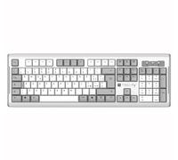 Techly Tastiera Standard USB con Cavo, Bianco e Grigio