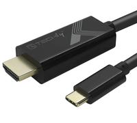 TECHLY Adapter Cable USB-C M to HDMI M