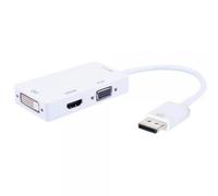 Techly Adattatore 3 in 1 DisplayPort 1.2 a HDMI/DVI/VGA
