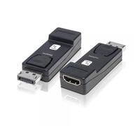Techly Adattatore Convertitore da DisplayPort DP 1.2 a HDMI 4K 30Hz Nero