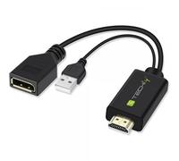 Techly ICOC HDMI-DP12A Adattatore HDMI a DisplayPort alimentato USB 4K*30Hz M/F
