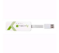 Techly Adattatore Convertitore USB 3.0 Ethernet Gigabit RJ45 Lan
