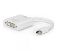 Techly Adattatore Mini DisplayPort (Thunderbolt) 1.2 / DVI – 15 cm – Bianco