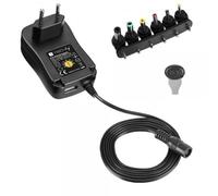 Techly Alimentatore Universale Regolabile 7,2W AC/DC 3V-12V 600 mA con 6 Spine D