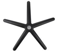 Techly BASE SOSTITUTIVA DI RICAMBIO PER SEDIA POLTRONA OPERATIVA GIREVOLE DA UFFICIO • Realizzata in nylon • Misure: Raggio 320 mm - Foro centrale 50,8 mm - Foro per ruote 11,2 mm