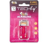 Techly Blister 1 Batteria Power Plus Alcalina 6LR61 9V