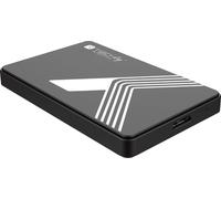 Techly Box esterno I-Case USB3-SL25TY – USB 3.0 per HDD/SSD SATA 2,5" Nero