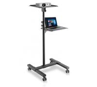 Techly Carrello per Proiettore Notebook Regolabile con Mensola