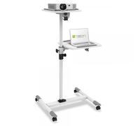 Techly Carrello Supporto per Proiettore Beamer Notebook PC Ripiani Regolabili