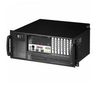 TECHLY - Case Industriale Rack I-CASE MP-P4HX-BLK6 19 pollici 4U Ultra Compatto Micro-ATX Colore Nero
