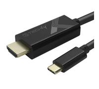 Techly Cavo Adattatore USB-C Maschio a HDMI 2.0 4K Maschio 2m Nero
