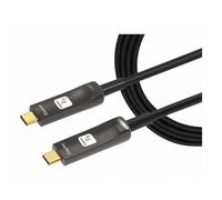 Techly Cavo Audio/Video Ottico Attivo USB-C™ M/M AOC Fibra Ottica 4K 20m