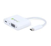 Techly Cavo Convertitore Adattatore da USB-C a VGA, Porta di Ricarica USB-C (IADAP USB31-VU31)