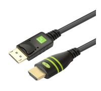 Techly 304338 Cavo Convertitore da DisplayPort a HDMI 3 m Nero