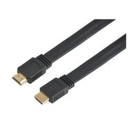 Techly Cavo HDMI 2.0 High Speed con Ethernet A/A M/M Piatto 0.5m