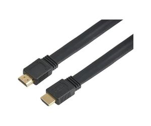 Techly Cavo HDMI 2.0 High Speed con Ethernet A/A M/M Piatto 0.5m