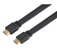 Techly Cavo HDMI 2.0 High Speed con Ethernet A/A M/M Piatto 5m