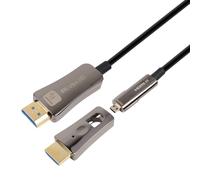 Techly Cavo HDMI™ A/A Micro HDMI™ Active Optical Cable in Fibra Ottica 8K 10m