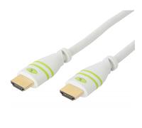 Techly 306905 Cavo HDMI™ High Speed con Ethernet A/A M/M 1 m Bianco Bianco