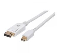 Techly Cavo Mini DisplayPort Maschio a DisplayPort Maschio 4K 60Hz 3m Bianco