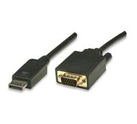 Techly Cavo monitor 306288 da DisplayPort a VGA 1,8 m Nero