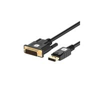 Techly Cavo Monitor DisplayPort Maschio a DVI Maschio Passivo 1m Nero