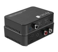 Techly Convertitore audio 369120 Digitale/Analogico SPDIF Toslink Stereo 3,5" Nero
