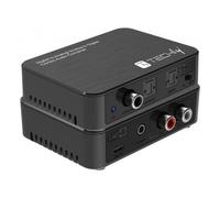 Techly Convertitore audio 369120 Digitale/Analogico SPDIF Toslink Stereo 3,5" Nero